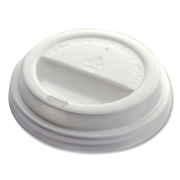 Emerald™ Universal Sip Through Plastic Hot Cup Lid, Fits All Sizes, White, 50/Pack, 20 Packs/Carton (DFDPME01034)