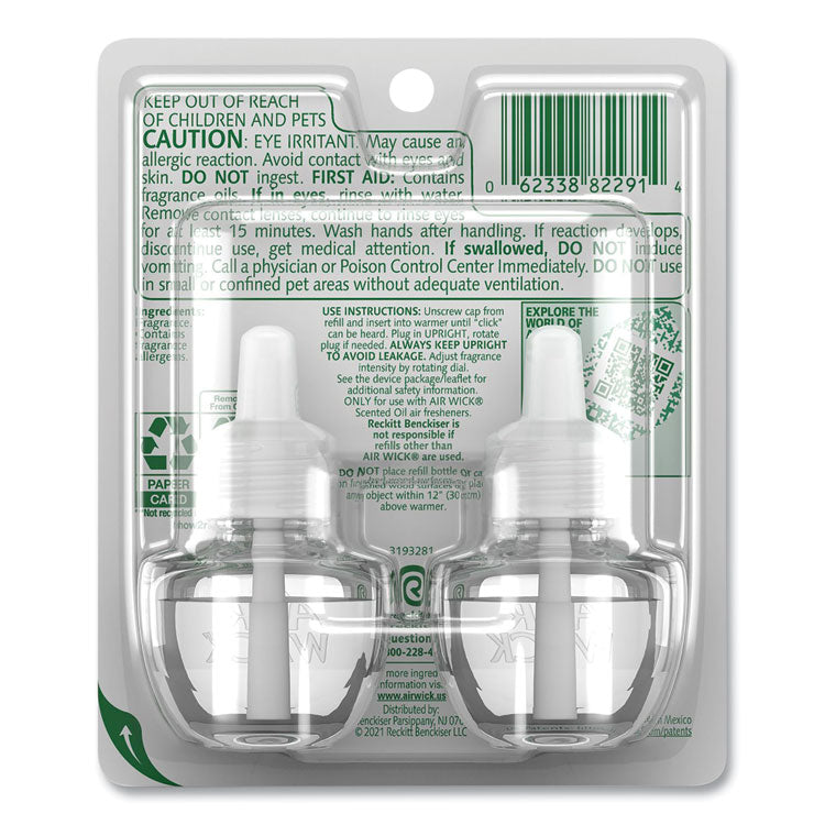 Air Wick® Scented Oil Refill, Fresh Linen, 0.67 oz, 2/Pack (RAC82291PK) Each