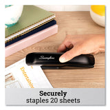 Swingline® Standard Full Strip Desk Stapler, 20-Sheet Capacity, Black (SWI54501)