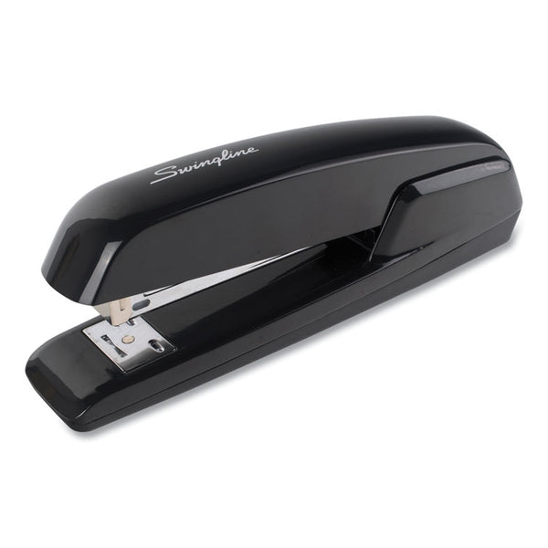 Swingline® Durable Full Strip Desk Stapler, 25-Sheet Capacity, Black (SWI64601)