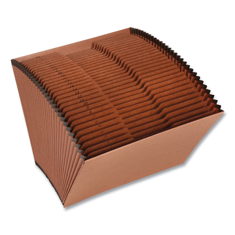 Universal® Expanding Files, 31 Sections, 1/31-Cut Tabs, Letter Size, Redrope (UNV13920) Each