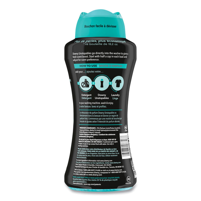 Downy Unstopables In-Wash Scent Booster Beads, Fresh Scent, 24 oz Pour Bottle, 4/Carton (PGC08726) Case of 4