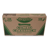 Crayola® Crayons and Markers Combo Classpack, Eight Colors, 256/Set (CYO523349) Set of 256