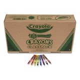 Crayola® Classpack Regular Crayons, 8 Colors, 800/Box (CYO528008) Box of 800