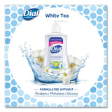 Dial® Antibacterial Liquid Hand Soap, White Tea Scent, 11 oz Pump Bottle, 12/Carton (DIA20940)
