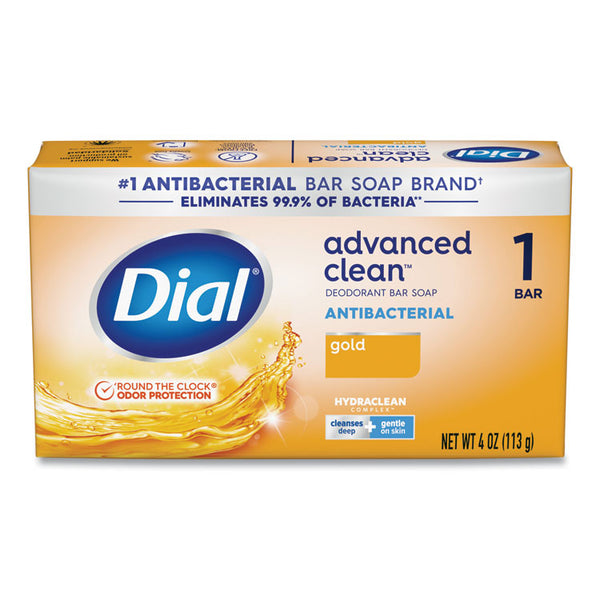 Dial® Deodorant Bar Soap, Iconic Dial Gold Fragrance, 4 oz Wrapped Retail Bar, 36/Carton (DIA92617)