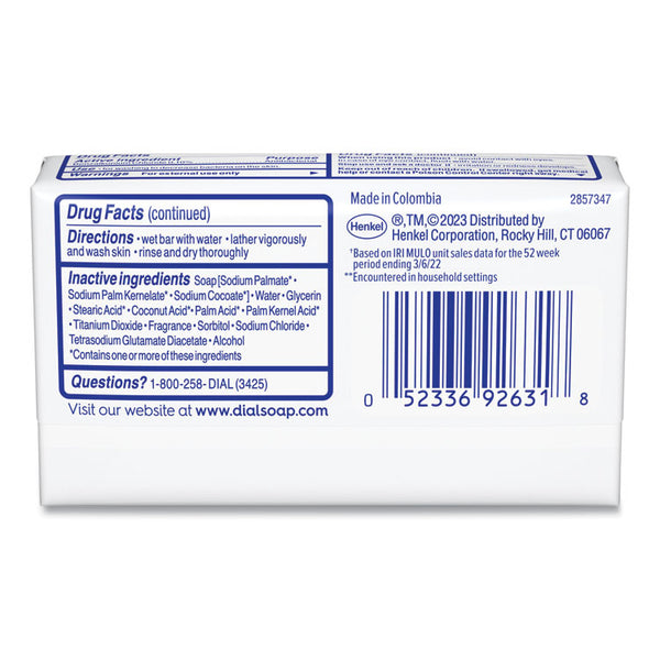 Dial® Deodorant Bar Soap, Iconic Dial Soap Scent, 4 oz, 36/Carton (DIA92633)
