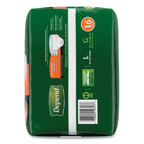 Depend® Incontinence Protection with Tabs, 35" to 49" Waist, 16/Pack, 3 Packs/Carton (KCM35458) Case of 3