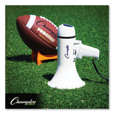 Champion Sports Megaphone, 4 W to 8 W, 400 yds Range, White (CSIMP4W) Each