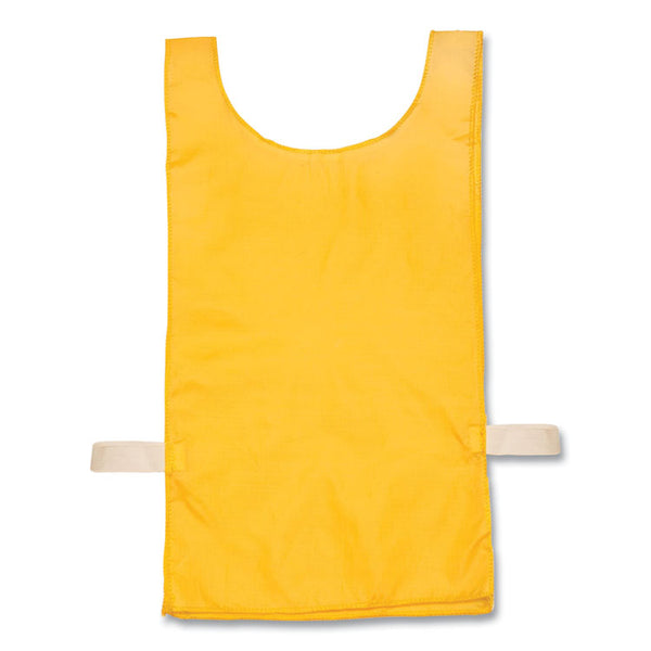 Champion Sports Heavyweight Pinnies, Nylon, One Size, Gold, 1/Dozen (CSINP1GD) Box of 12