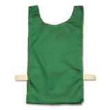 Champion Sports Heavyweight Pinnies, Nylon, One Size, Green, 1/Dozen (CSINP1GN) Box of 12