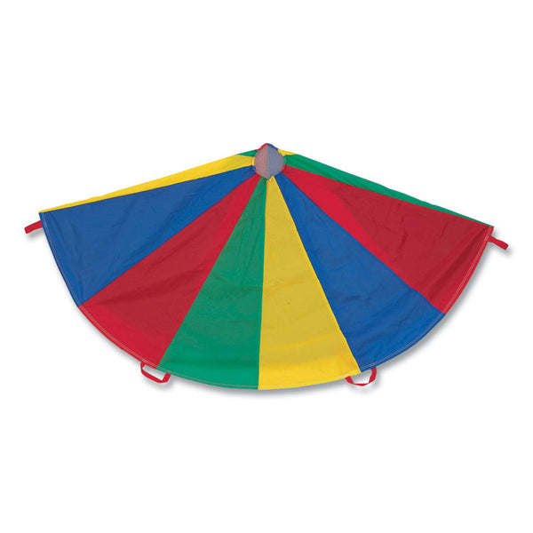 Champion Sports Nylon Multicolor Parachute, 12 ft dia, 12 Handles (CSINP12) Each