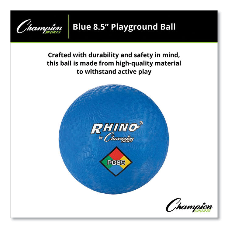 Champion Sports Playground Ball, 8.5" Diameter, Blue (CSIPG85BL)