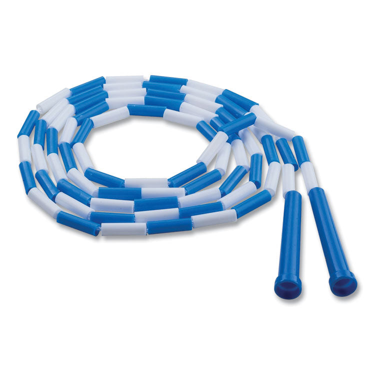 Champion Sports Segmented Plastic Jump Rope, 9 ft, Blue/White (CSIPR9)