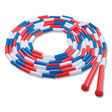 Champion Sports Segmented Plastic Jump Rope, 16 ft, Red/Blue/White (CSIPR16) Each