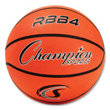 Champion Sports Rubber Sports Ball, For Basketball, No. 6, Intermediate Size, Orange (CSIRBB4)