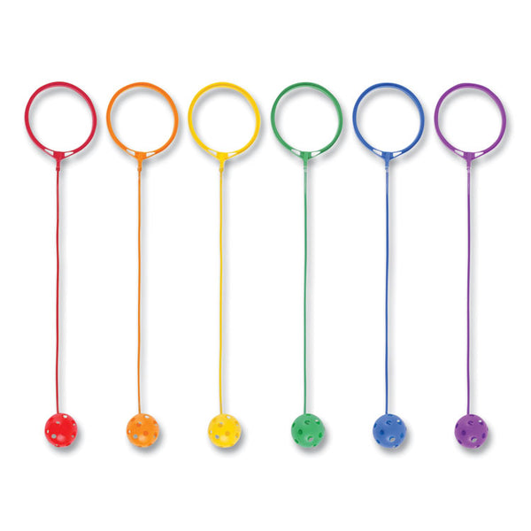 Champion Sports Swing Ball Set, 5.5" Diameter, Assorted Colors, 6/Set (CSISBSET) Pack of 6