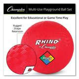 Champion Sports Playground Ball Set, Multi-Size, Multi-Color, 14/Set (CSIUPGSET1) Set of 8