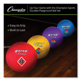 Champion Sports Playground Ball Set, Multi-Size, Multi-Color, 14/Set (CSIUPGSET1) Set of 8