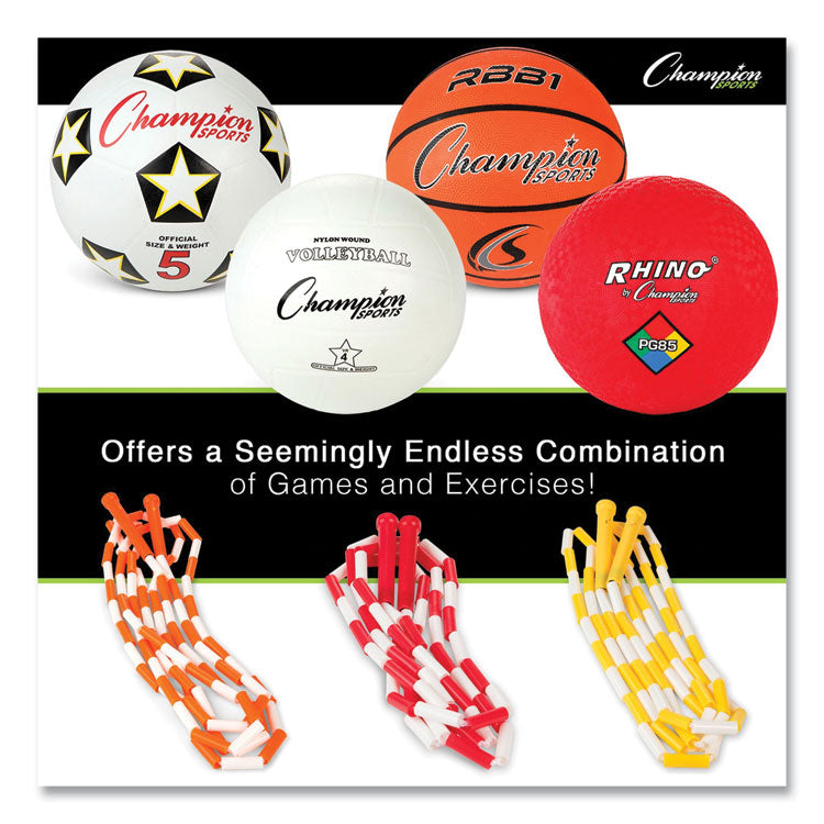 Champion Sports Physical Education Kit with 7 Balls, 14 Jump Ropes, Assorted Colors (CSIUPGSET2) Each