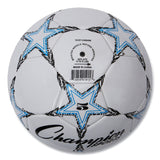 Champion Sports VIPER Soccer Ball, No. 5. Size, 8.5" to 9" Diameter, White (CSIVIPER5) Each