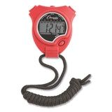 Champion Sports Water-Resistant Stopwatches, Accurate to 1/100 Second, Assorted Colors, 6/Box (CSI910SET) Box of 6