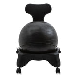 Champion Sports FitPro Ball Chair, Supports Up to 200 lb, Gray (CSIBCHX) Each