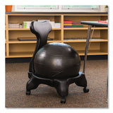 Champion Sports FitPro Ball Chair, Supports Up to 200 lb, Gray (CSIBCHX) Each