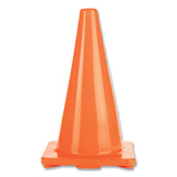 Champion Sports Hi-Visibility Vinyl Cones, 18" Tall, Orange (CSIC18OR) Each