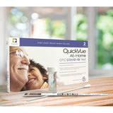 QuickVue® Respiratory Test Kit At-Home OTC COVID-19 Test 2 Tests CLIA Waived (1190065_BX) 1/BX