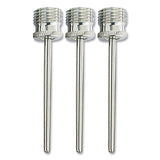 Champion Sports Nickel-Plated Inflating Needles for Electric Inflating Pump, 3/Pack (CSIINB) Pack of 3