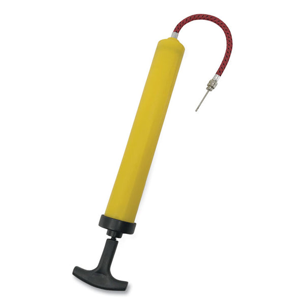 Champion Sports Standard Hand Pump, 12" Long, Yellow/Black (CSIIP12) Each