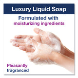 Tork Luxury Liquid Soap, Soft Rose Scent, 1L Refill, 6/Carton (TRK400032) Case of 6