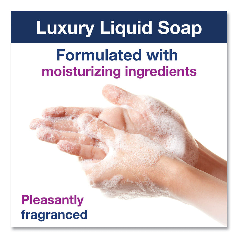 Tork Luxury Liquid Soap, Soft Rose Scent, 1L Refill, 6/Carton (TRK400032) Case of 6