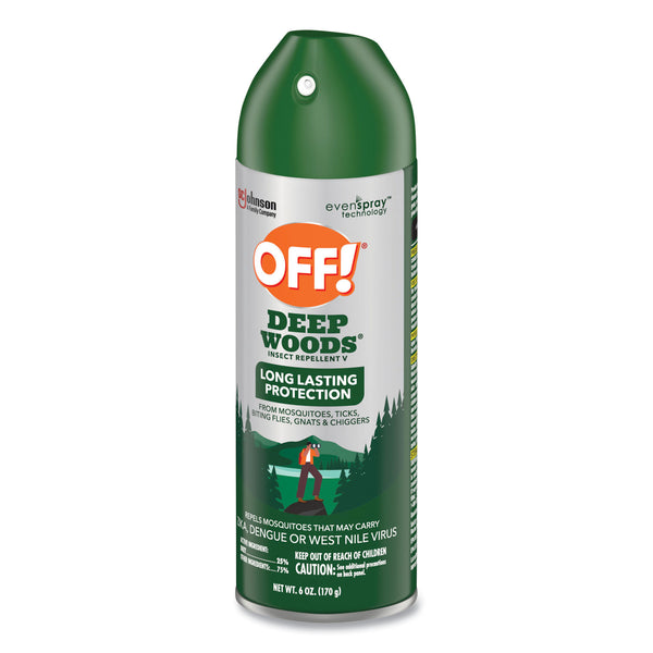 OFF! Deep Woods Insect Repellent, 6 oz Aerosol Spray (SJN354266EA) Each