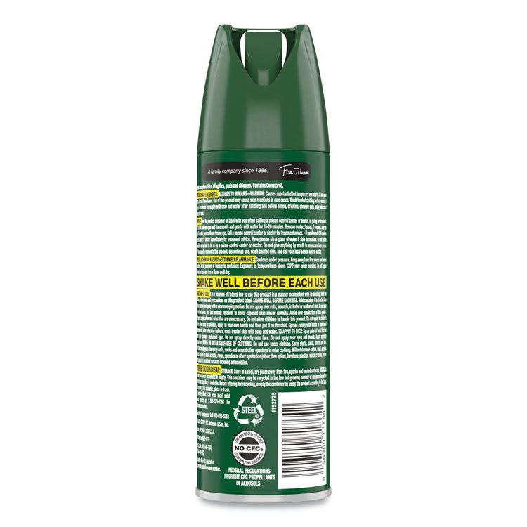 OFF!® Deep Woods Dry Insect Repellent, 4 oz Aerosol Spray, Neutral, 12/Carton (SJN315652) Case of 12