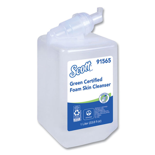 Scott® Essential Green Certified Foam Skin Cleanser, Neutral, 1,000 mL Bottle (KCC91565)