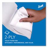 Scott® Essential 100% Recycled Fiber JRT Bathroom Tissue for Business, Septic Safe, 2-Ply, White, 3.55" x 1,000 ft, 12 Rolls/Carton (KCC67805) Case of 12