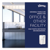 Kleenex® Hard Roll Paper Towels with Premium Absorbency Pockets, 1-Ply, 8" x 600 ft, 1.75" Core, White, 6 Rolls/Carton (KCC50606)