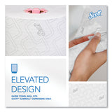 Scott® Slimroll Towels, 1-Ply, 8" x 580 ft, White/Pink Core, Traditional Business, 6 Rolls/Carton (KCC47032) Case of 6