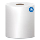 Scott® Essential High Capacity Hard Roll Towels for Business, 1-Ply, 8" x 1,000 ft, 1.5" Core, Recycled, White, 6 Rolls/Carton (KCC01005)