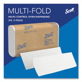 Scott® Essential Multi-Fold Towels, Absorbency Pockets, 1-Ply, 9.2 x 9.4, White, 250/Pack, 16 Packs/Carton (KCC01840)