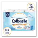 Cottonelle® Clean Care Bathroom Tissue, Septic Safe, 1-Ply, White, 170 Sheets/Roll, 48 Rolls/Carton (KCC12456) Case of 48