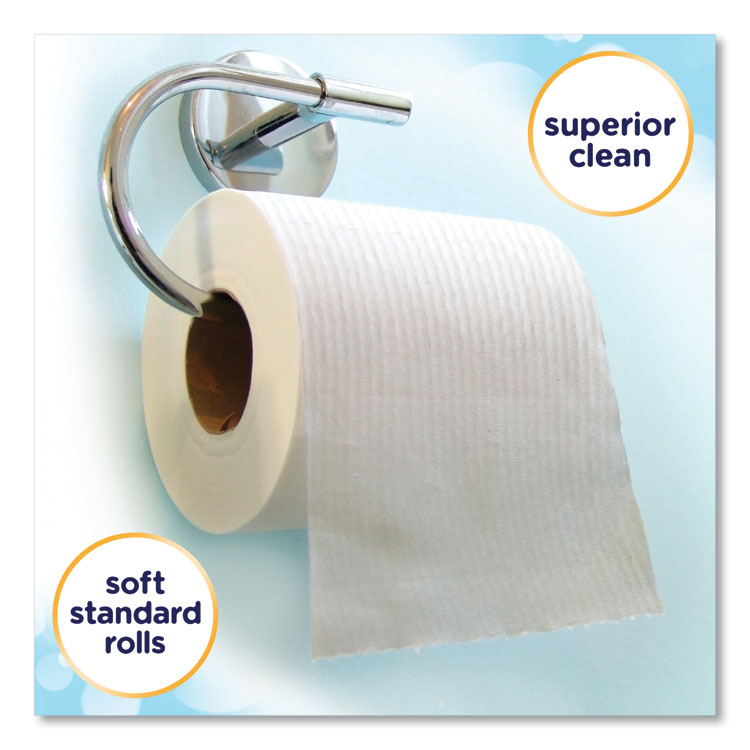 Cottonelle® Clean Care Bathroom Tissue, Septic Safe, 1-Ply, White, 170 Sheets/Roll, 48 Rolls/Carton (KCC12456) Case of 48