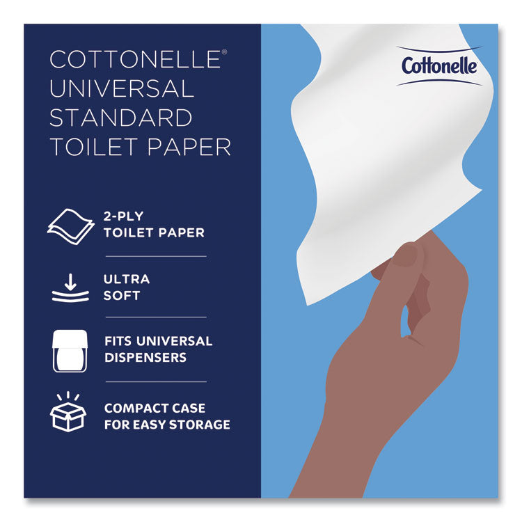 Cottonelle® 2-Ply Bathroom Tissue, Septic Safe, White, 451 Sheets/Roll, 20 Rolls/Carton (KCC13135)