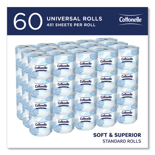 Cottonelle® 2-Ply Bathroom Tissue for Business, Septic Safe, White, 451 Sheets/Roll, 60 Rolls/Carton (KCC17713)