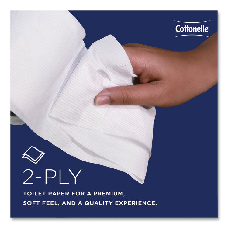 Cottonelle® 2-Ply Bathroom Tissue for Business, Septic Safe, White, 451 Sheets/Roll, 60 Rolls/Carton (KCC17713)