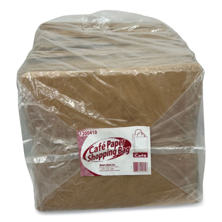 Kari-Out® Kraft Paper Bags, 11 x 7 x 12, Kraft Brown, 250/Carton (KOT1200410)