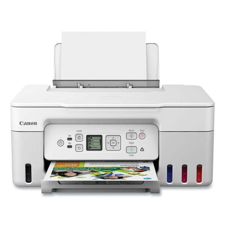 Canon® PIXMA G3270 Wireless MegaTank All-In-One Printer, Copy/Print/Scan, White (CNM5805C022)