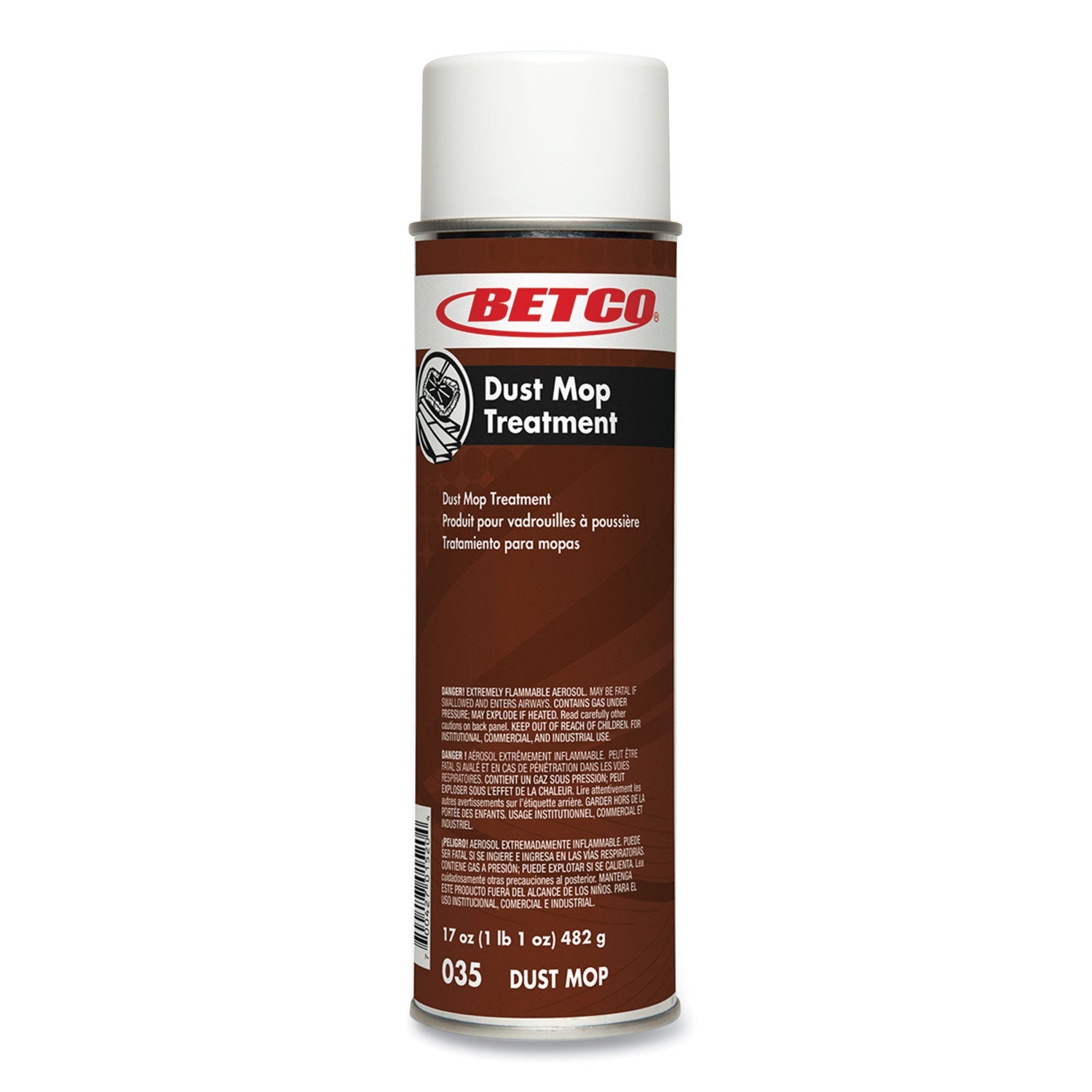 Betco® Dust Mop Treatment, Citrus Scent, 17 oz Aerosol Spray, 12/Carto ...